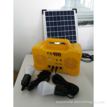 20W solar power system with speaker